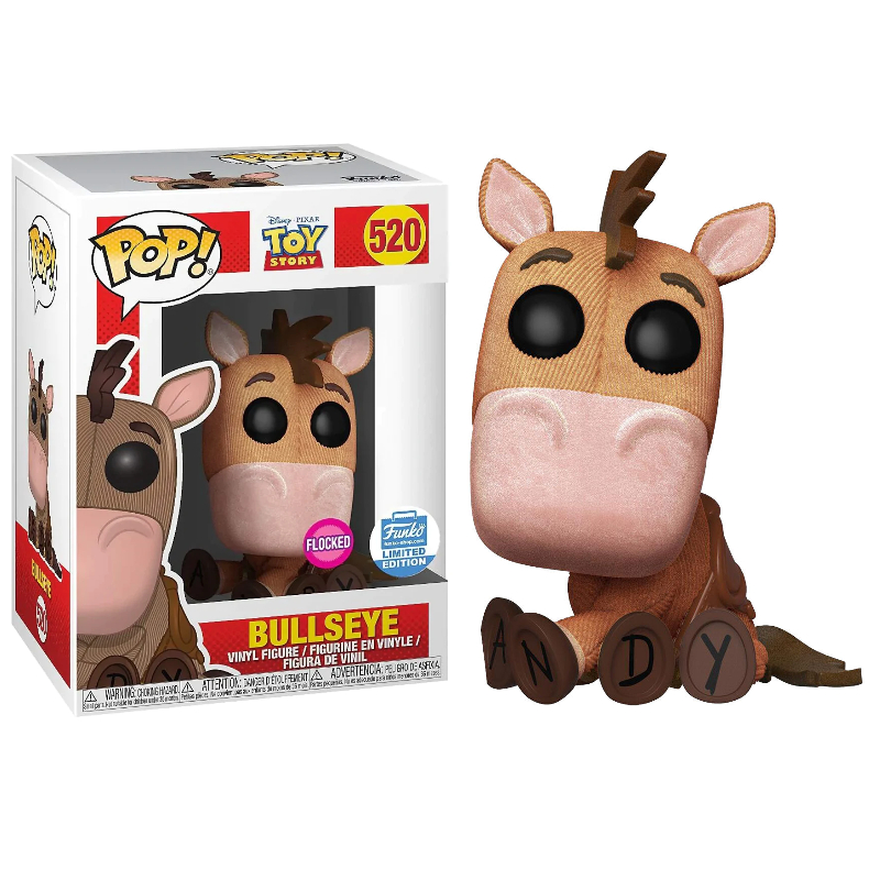 Funko Pop! Disney Toy Story Bullseye 520 Exclusivo Flocked